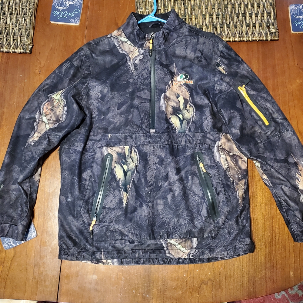Mossy Oak Camo 100% Polyester Pullover Rain/Cold - Size M(38-40)